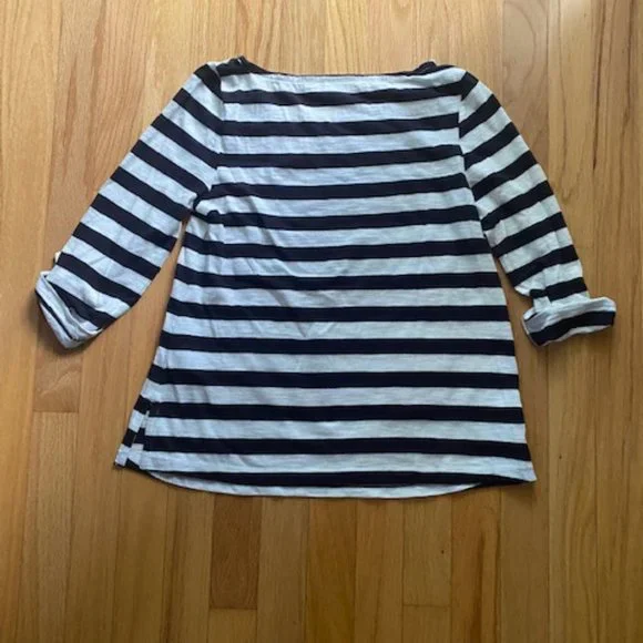 NWoT Anthropologie 9-Hi5 StCl Striped Sequined Shirt - Picture 4 of 6